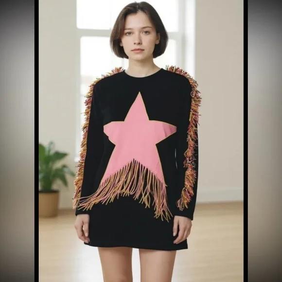 Stella McCartney Kids Black Sweater Dress - Picture 10 of 10